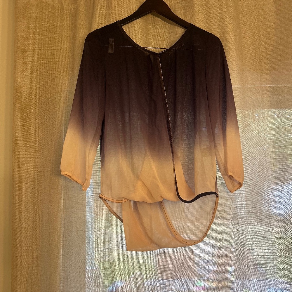 Love Stitch Ombre Blouse